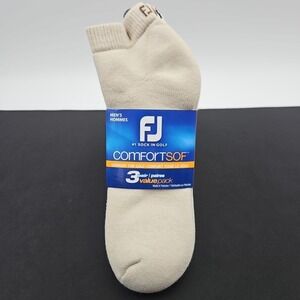 FootJoy Men's ComfortSof Socks 3 Pair Super Value Pack 15247D Shoe‎ Size 7-12